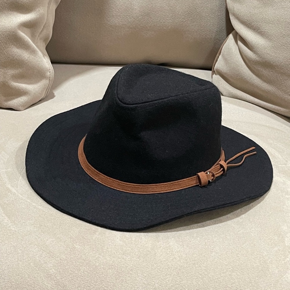 Vintage Dorfman Pacific Co DPC Unisex Wool Blend Hat Black Size M - Picture 6 of 8